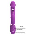 PRETTY LOVE - Kampas Purple, 7 vibration functions 4 licking settings - obrazek 10