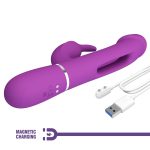 PRETTY LOVE - Kampas Purple, 7 vibration functions 4 licking settings - obrazek 11
