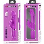 PRETTY LOVE - Kampas Rabbit 3 in 1, multifunction vibrator with tongue violet - obrazek 9