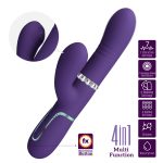 PRETTY LOVE - Mariana dark purple, 7 vibration functions, 7 thrusting settings, 4 rolling functions,4 nodding functions - obrazek 2