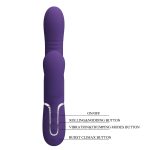 PRETTY LOVE - Mariana dark purple, 7 vibration functions, 7 thrusting settings, 4 rolling functions,4 nodding functions - obrazek 10