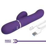PRETTY LOVE - Mariana dark purple, 7 vibration functions, 7 thrusting settings, 4 rolling functions,4 nodding functions - obrazek 11