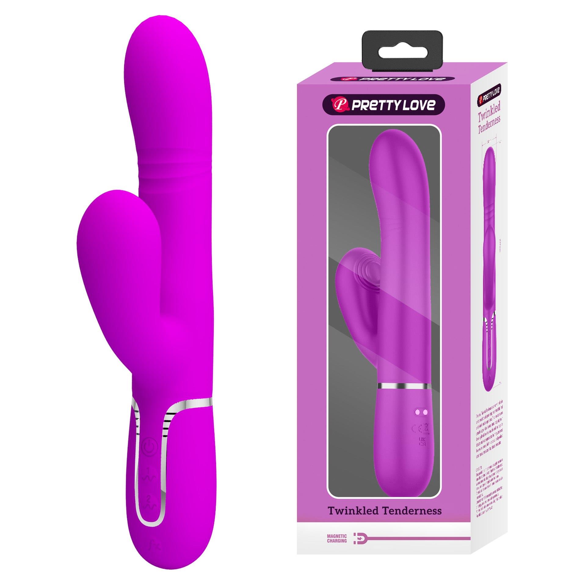 BW-500034_01 PRETTY LOVE - Mariana Purple, 7 vibration functions 7 thrusting settings, 4 rolling functions, 4 nodding functions - obrazek 1