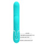 PRETTY LOVE - Gigi light blue, 7 thumping functions 7 licking modes - obrazek 4