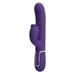 PRETTY LOVE - Gigi dark purple, 7 thumping functions 7 licking modes - obrazek 3