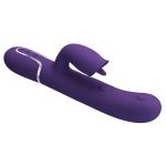 PRETTY LOVE - Gigi dark purple, 7 thumping functions 7 licking modes - obrazek 5