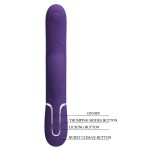 PRETTY LOVE - Gigi dark purple, 7 thumping functions 7 licking modes - obrazek 10