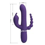 PRETTY LOVE - Cammy Dark Purple, Twinkled Tenderness, 7 thumping functions 7 vibration functions 4 rolling functions - obrazek 9