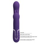 PRETTY LOVE - Cammy Dark Purple, Twinkled Tenderness, 7 thumping functions 7 vibration functions 4 rolling functions - obrazek 10