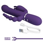 PRETTY LOVE - Cammy Dark Purple, Twinkled Tenderness, 7 thumping functions 7 vibration functions 4 rolling functions - obrazek 11