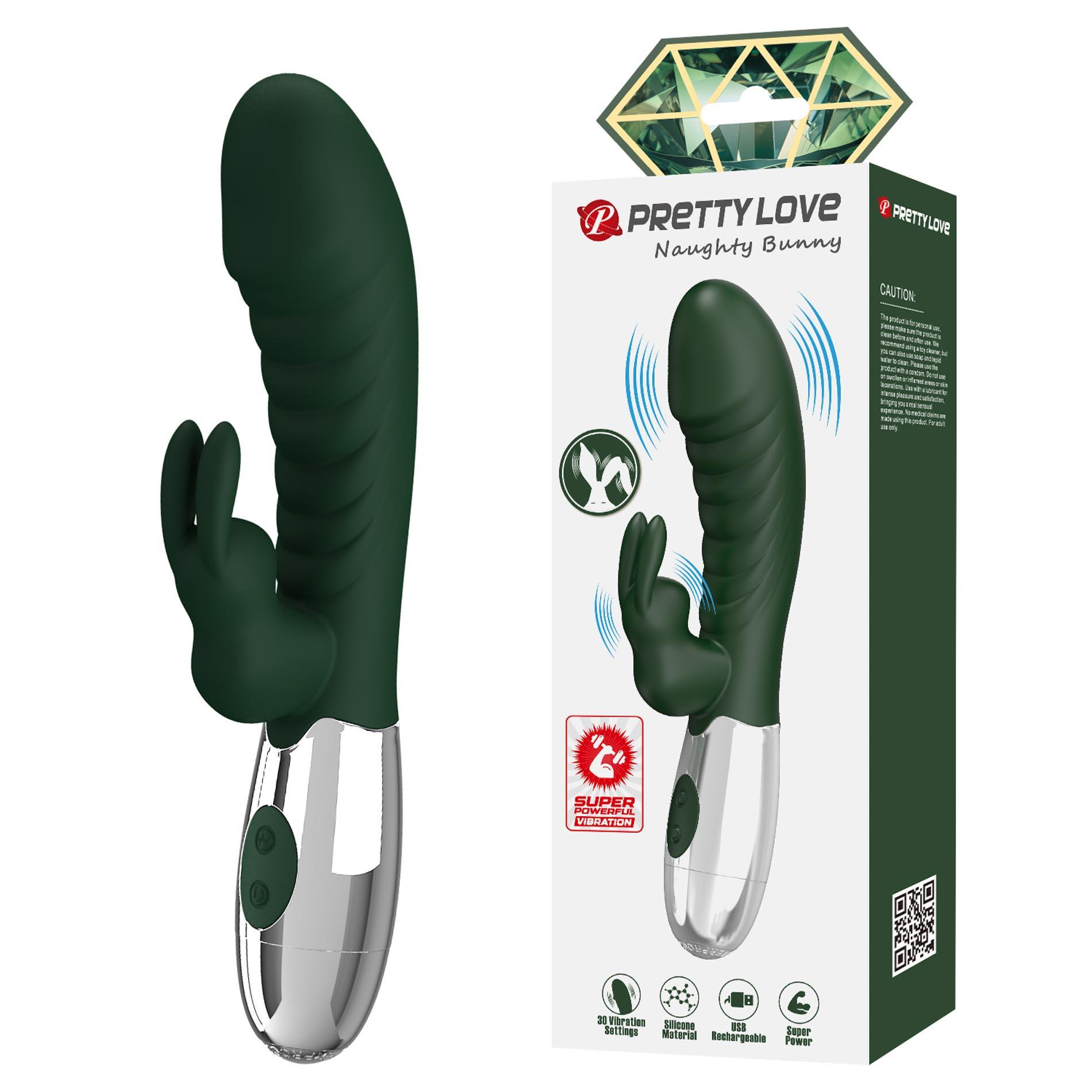 BW-500071DC_01 Pretty Love Naughty Bunny Dual-Motor Rabbit Vibrator - obrazek 1