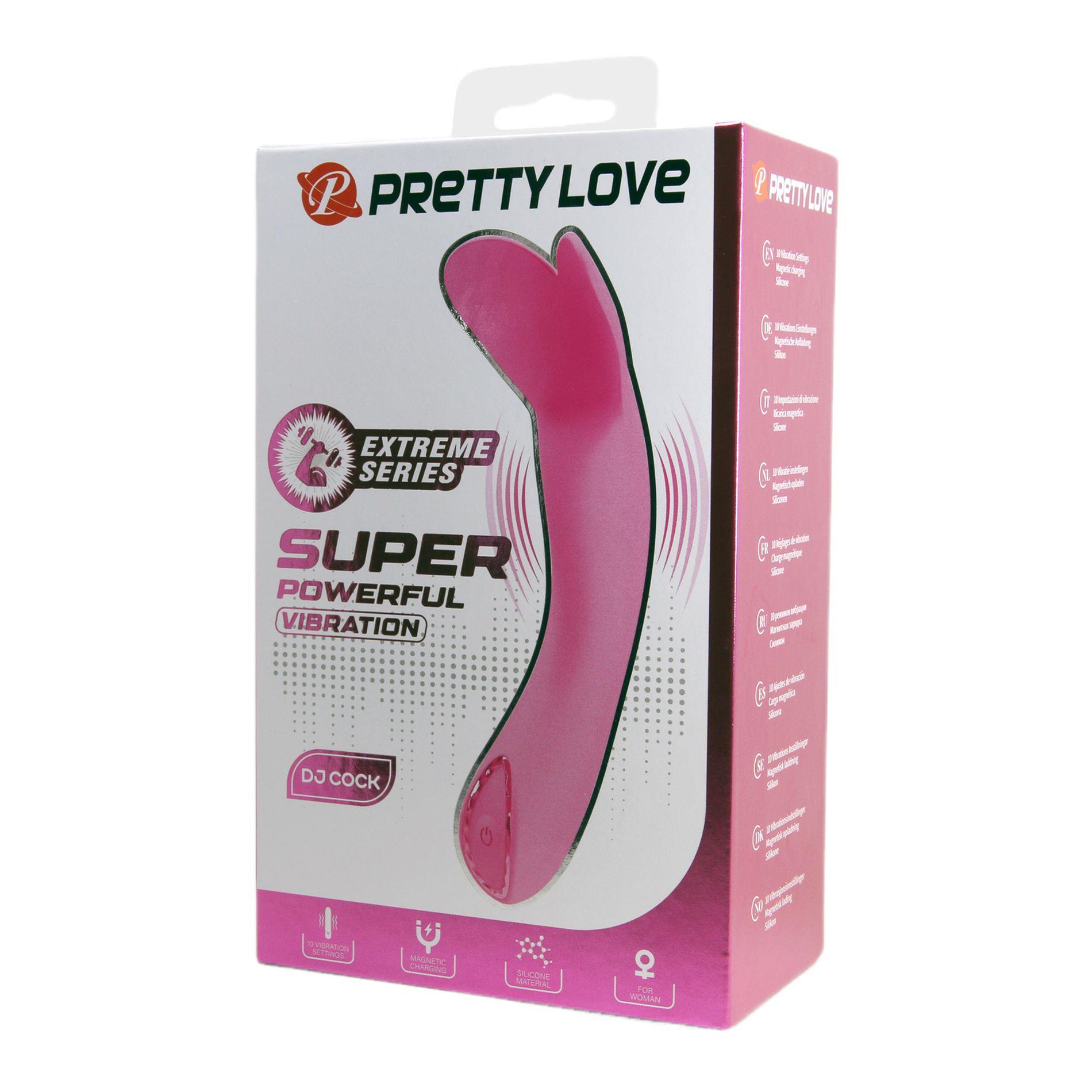 BW-500078_02 PRETTY LOVE - DJ COCK, 10 vibration functions, Magnetic USB charging - obrazek 1