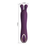PRETTY LOVE - DJ RABBIT, 10 vibration functions, Silicone, Magnetic USB charging - obrazek 7