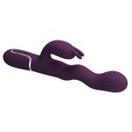 Pretty Love Laursen Dark Purple Waving & Vibrating Rabbit Vibrator - obrazek 4