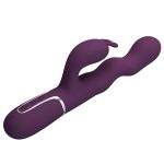 Pretty Love Laursen Dark Purple Waving & Vibrating Rabbit Vibrator - obrazek 5