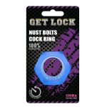 Nust Bolts Cock Ring-Blue - obrazek 2