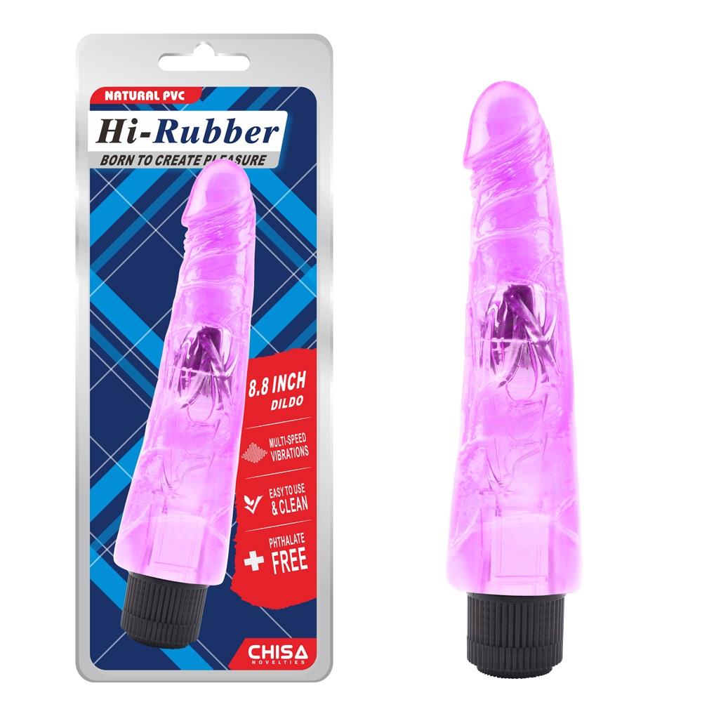 CN-101876454 8.8 Inch Dildo-Purple - obrazek 1