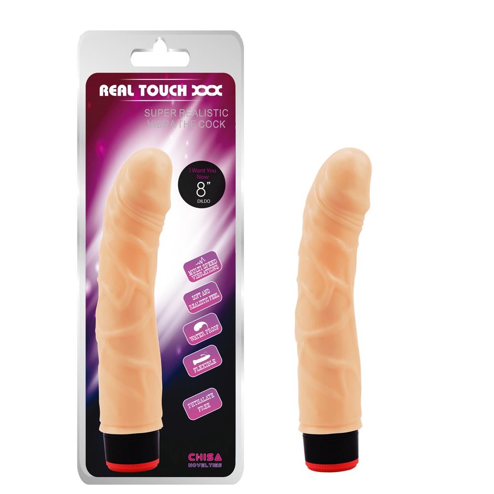 CN-101881903 8” Vibe Cock-Flesh - obrazek 1