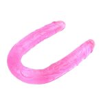 Jelly Flexible Double Dong-Pink - obrazek 2