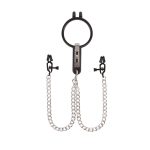 Humiliate Mouth Spreader with Nipple Clamps - obrazek 5
