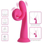 PRETTY LOVE - Love Romance Selma Snail Rabbit – Hot Pink - obrazek 2