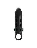 PRETTY LOVE - ROMANCE - VIBRATING PENIS SLEEVE BLACK - obrazek 4